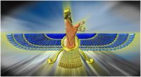 Faravahar Embleem Kleur