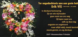 In memory of Erik Vis