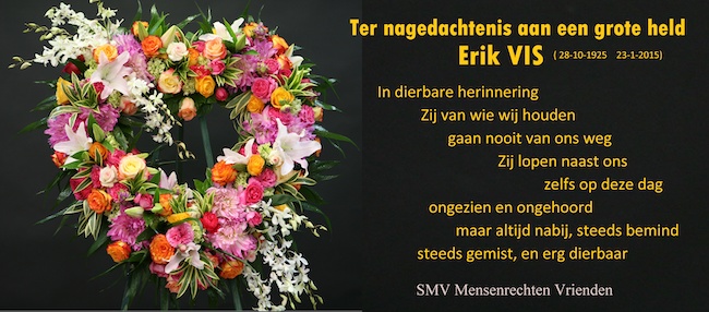 In memory of Erik Vis