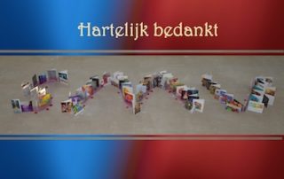 Hartelijk bedankt