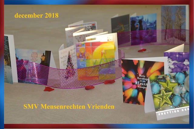 Bedankt voor de mooie kaarten en lieve woorden