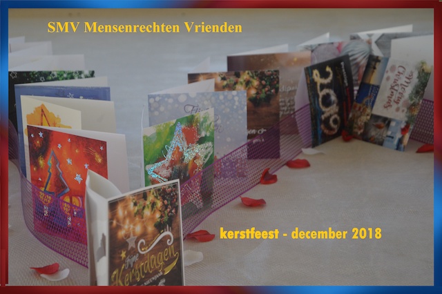 Bedankt voor de mooie kaarten en lieve woorden