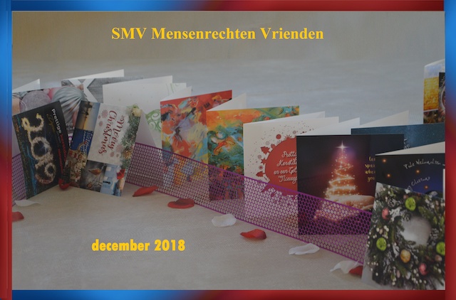 Bedankt voor de mooie kaarten en lieve woorden