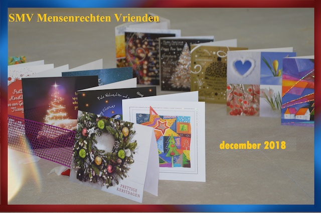 Bedankt voor de mooie kaarten en lieve woorden