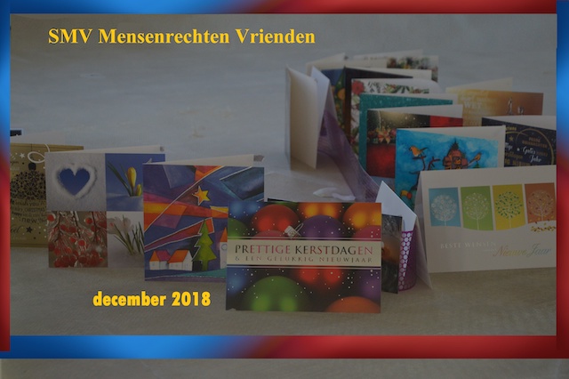 Bedankt voor de mooie kaarten en lieve woorden