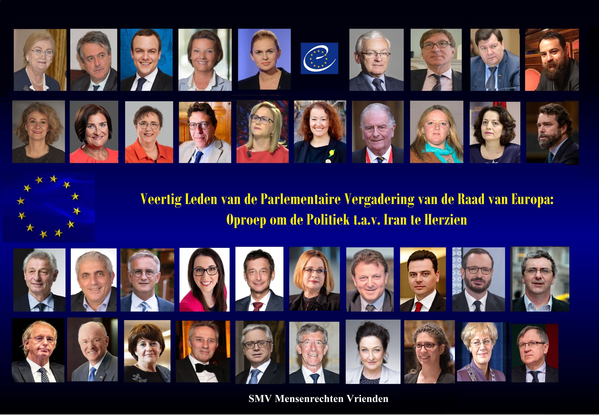 Veertig Leden van de Parlementaire Vergadering van de Raad van Europa