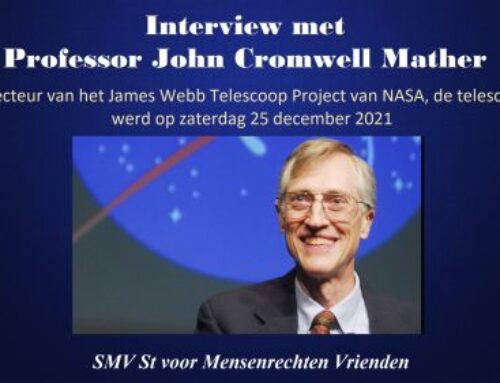 Interview met Professor John Cromwell Mather, directeur van het James Webb Telescoop Project van NASA, de telescoop werd op zaterdag 25 december 2021 gelanceerd