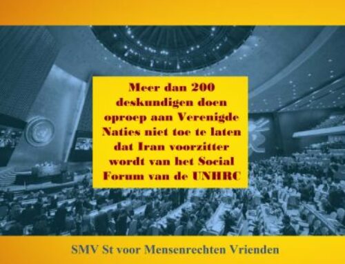 Meer dan 200 deskundigen doen oproep aan Verenigde Naties niet toe te laten dat Iran voorzitter wordt van het Social Forum van de UNHRC