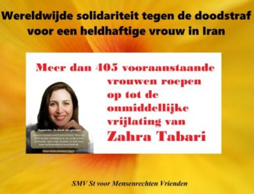 Wereldwijde solidariteit tegen de doodstraf voor een heldhaftige vrouw in Iran