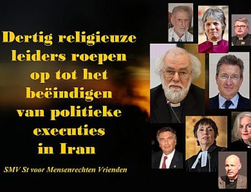 Dertig religieuze leiders roepen op tot het beëindigen van politieke executies in Iran