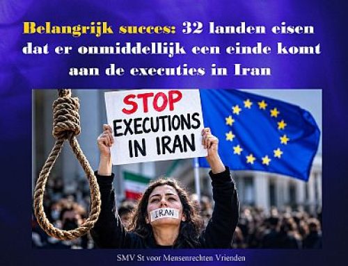 Belangrijk succes: 32 landen eisen dat er onmiddellijk een einde komt aan de executies in Iran