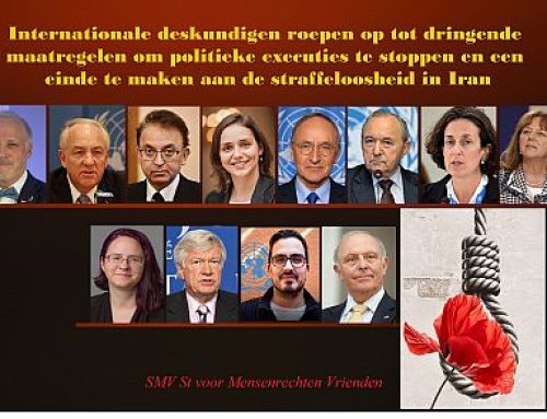 Internationale deskundigen roepen op tot dringende maatregelen om politieke executies te stoppen en een einde te maken aan de straffeloosheid in Iran